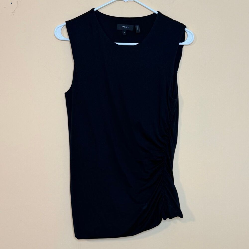 Theory black twist SL top apex tee size small women’s shirt